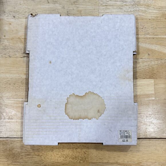 Vintage Wood Framed Wolf Print Paw Matted Cabin Woods Wall Decor 9.5” X 11.5”New - Picture 3 of 12